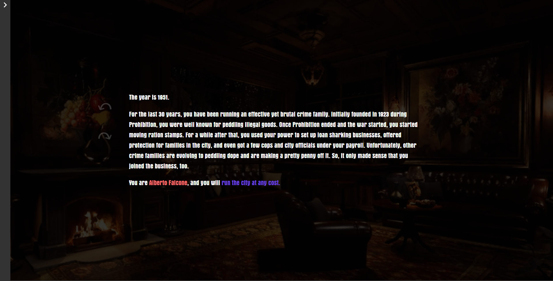Opening Scene of Omerta